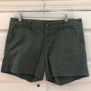 olive green shorts